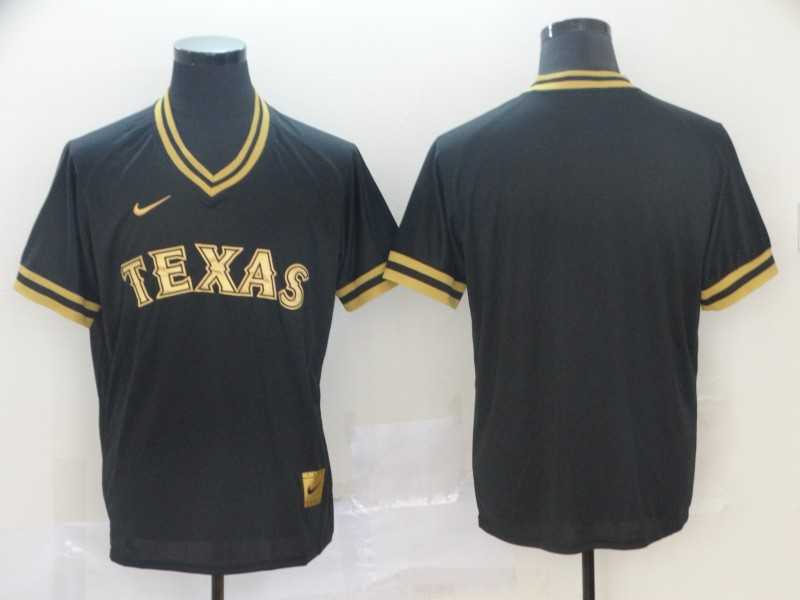 Rangers Blank Black Gold Nike Cooperstown Collection Legend V Neck Jersey,We sell and wholesale Rangers Blank Black Gold Nike Cooperstown Collection Legend V Neck Jersey on line form chian!
